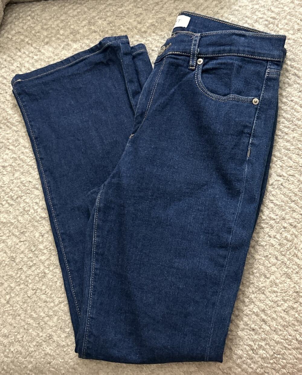 LOFT Bootcut Blue Jeans Dark Wash Women’s Size 2 Mid Rise